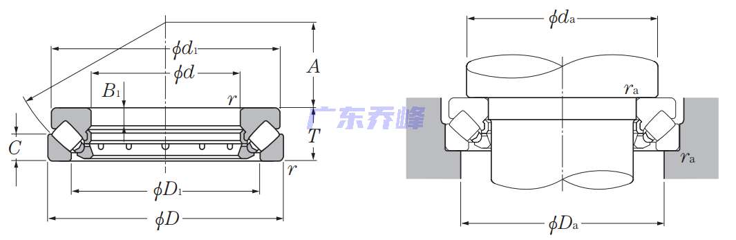 NTN 29238軸承圖紙