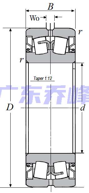 NTN MX-W22228EALLKD1C3/0G軸承圖紙