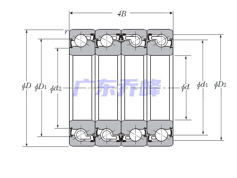 NTN 2A-BST35X72-1BLX#03軸承圖紙