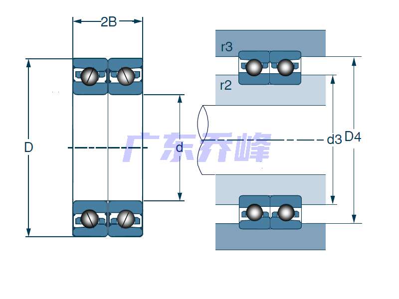 NTN-SNR MLE7007CVDUJ74S軸承圖紙