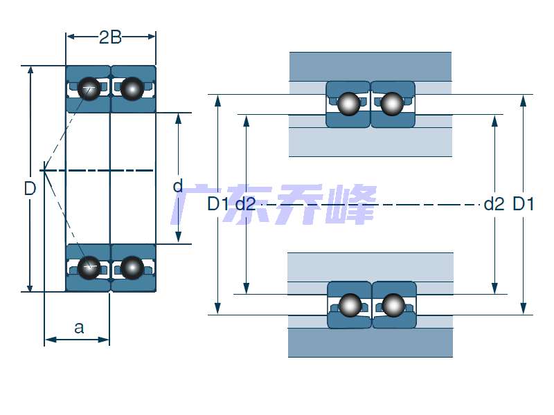 NTN-SNR MLECH7002HVDUJ74S軸承圖紙