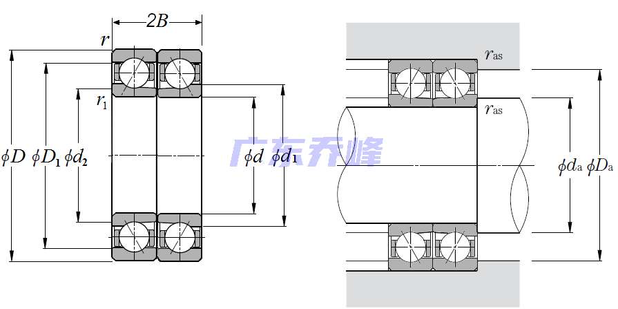 NTN BNT008DB/GNP2軸承圖紙