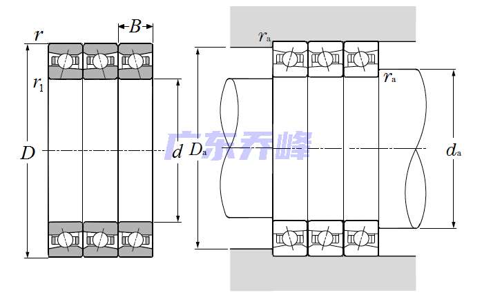 NTN HSB020CT1DBT+35D#01軸承圖紙