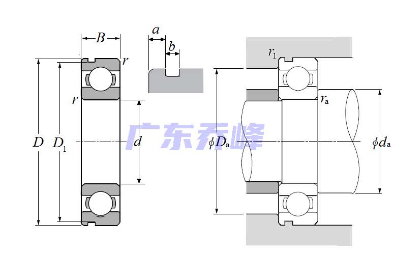 NTN 6913NC3軸承圖紙