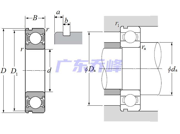 NTN 6811JRLLBN軸承圖紙
