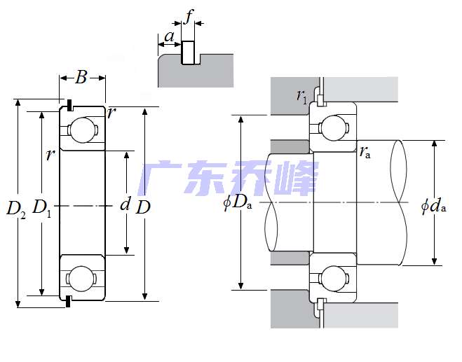 NTN BL307NR軸承圖紙
