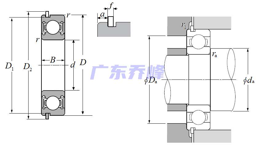 NTN 6811JRLLUNRC3軸承圖紙