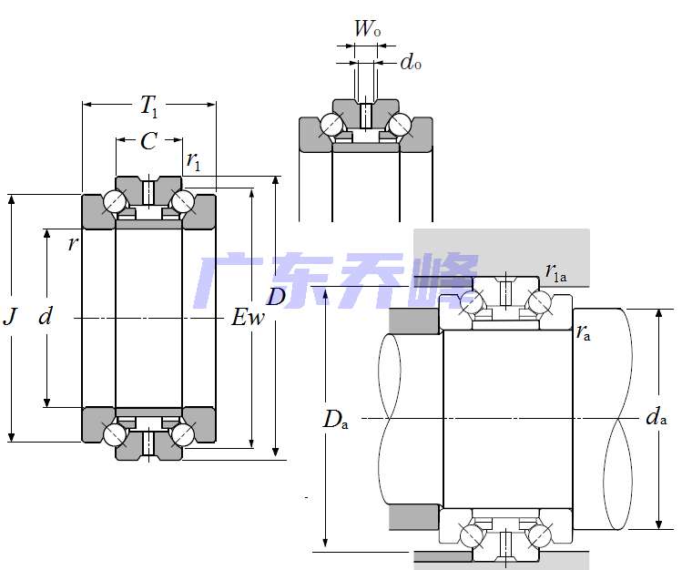 NTN 562932軸承圖紙