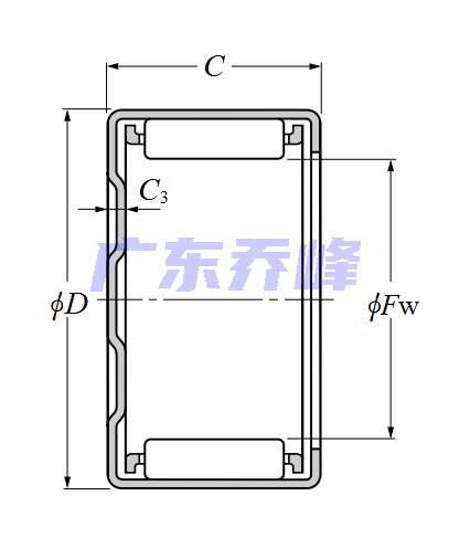 NTN BK2016軸承圖紙