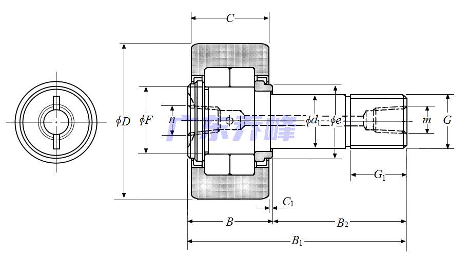 NTN NUKRT120X軸承圖紙