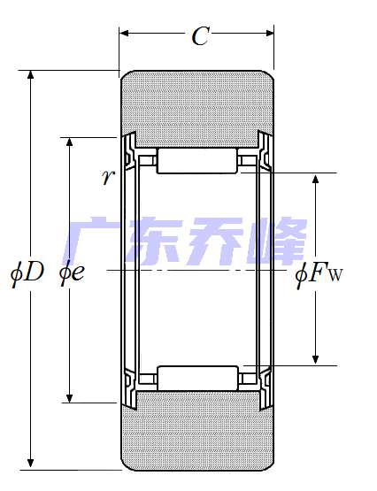 NTN RNA22/6XLL軸承圖紙