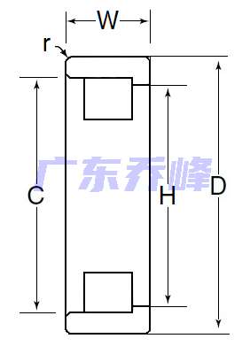 NTN W67320DA軸承圖紙