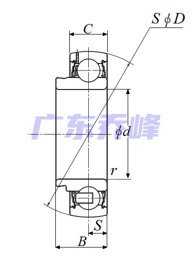 NTN AL208-109D1軸承圖紙