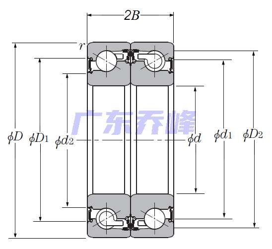 NTN BST45X100-1BLXLDF軸承圖紙