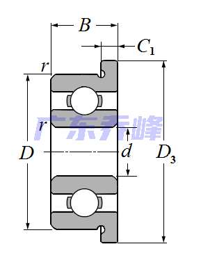 NTN FLBC7-13軸承圖紙