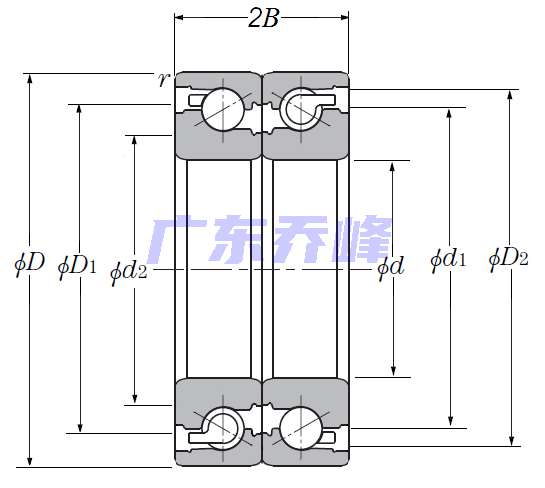 NTN BST45X75-1BDB軸承圖紙