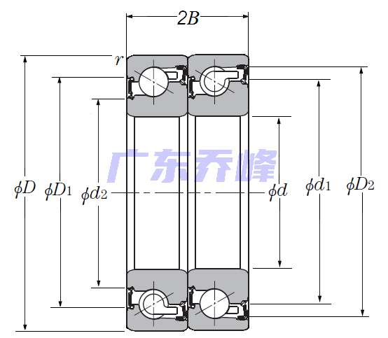 NTN BST45X100-1BLXLDT軸承圖紙
