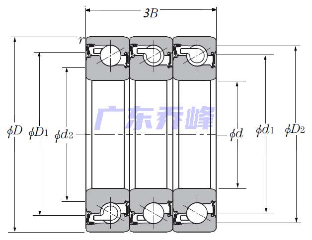 NTN BST30X62-1BLXLDTT軸承圖紙