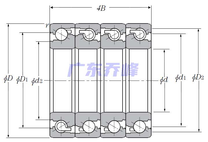 NTN BST17X47-1BDFTT軸承圖紙