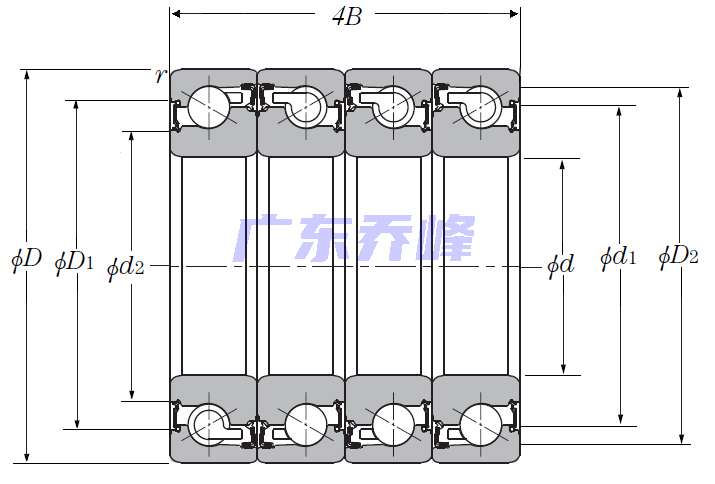 NTN BST60X120-1BLXLDFTT軸承圖紙
