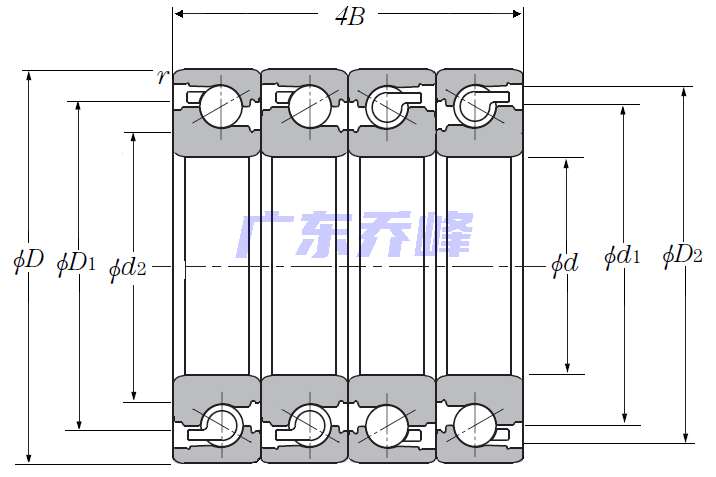 NTN BST17X47-1BDTBT軸承圖紙
