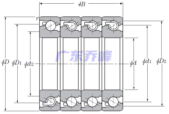 NTN BST50X100-1BDTTT軸承圖紙
