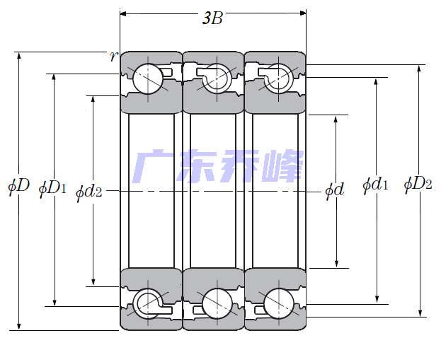 NTN BST60X120-1BDFT軸承圖紙