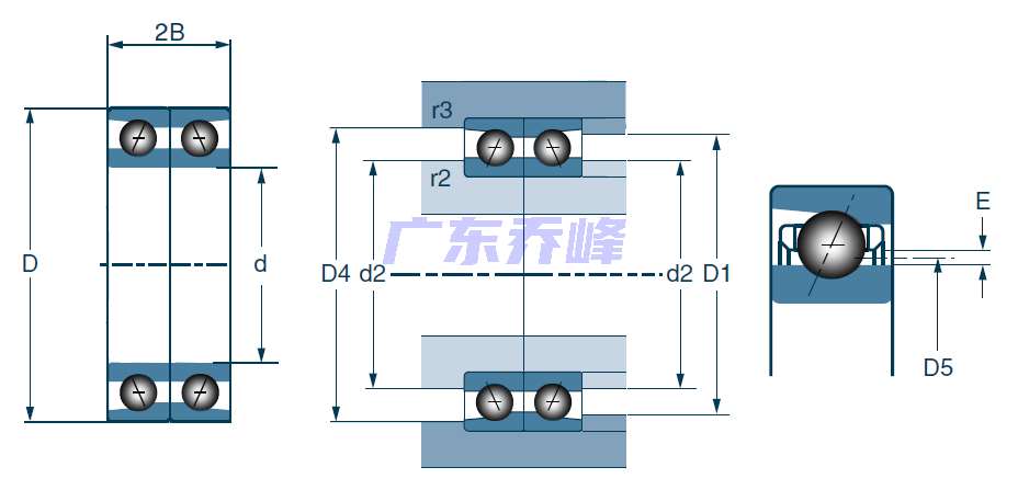 NTN-SNR CH71918CVDUJ74軸承圖紙
