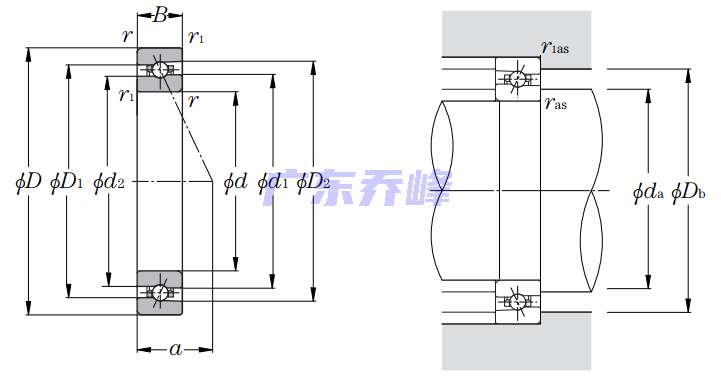 NTN 5S-2LA-HSF012AD軸承圖紙