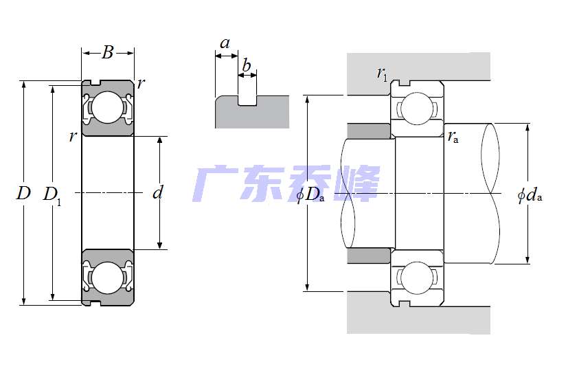 NTN 6814ZZN軸承圖紙