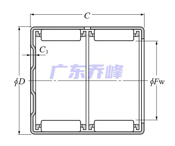 NTN BK2538ZWD軸承圖紙
