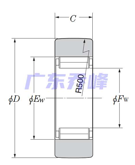 NTN RNAB204軸承圖紙