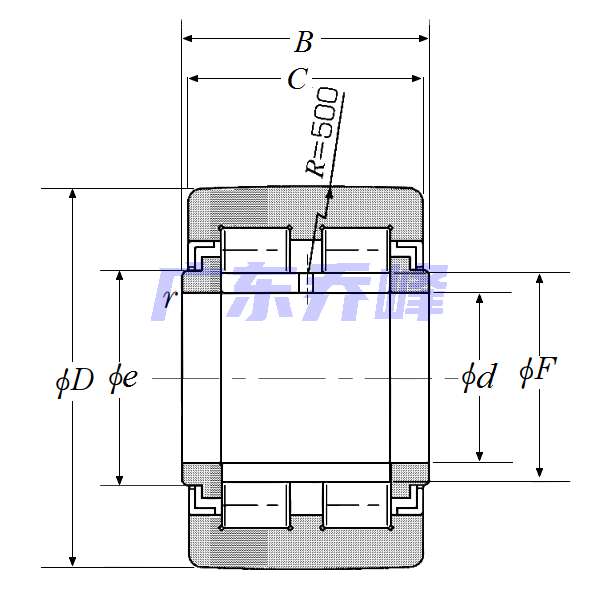 NTN NUTW202軸承圖紙
