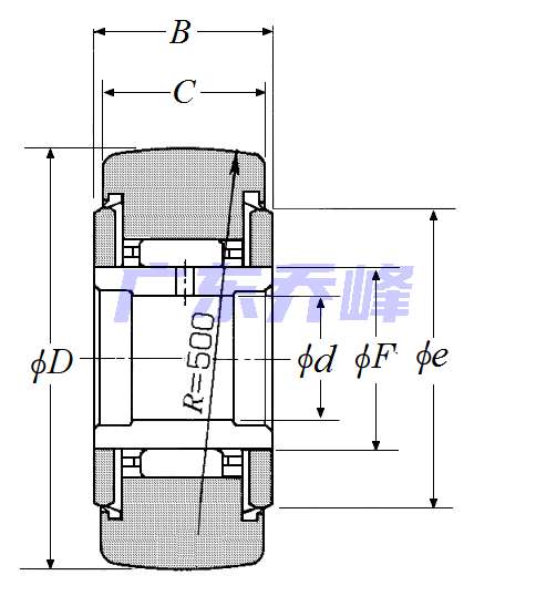NTN 2M-NATR20LL/LP03軸承圖紙