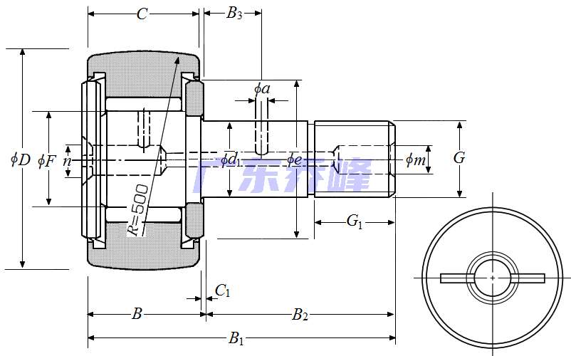 NTN KRV62LL軸承圖紙