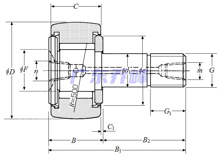 NTN KRVT32LL軸承圖紙