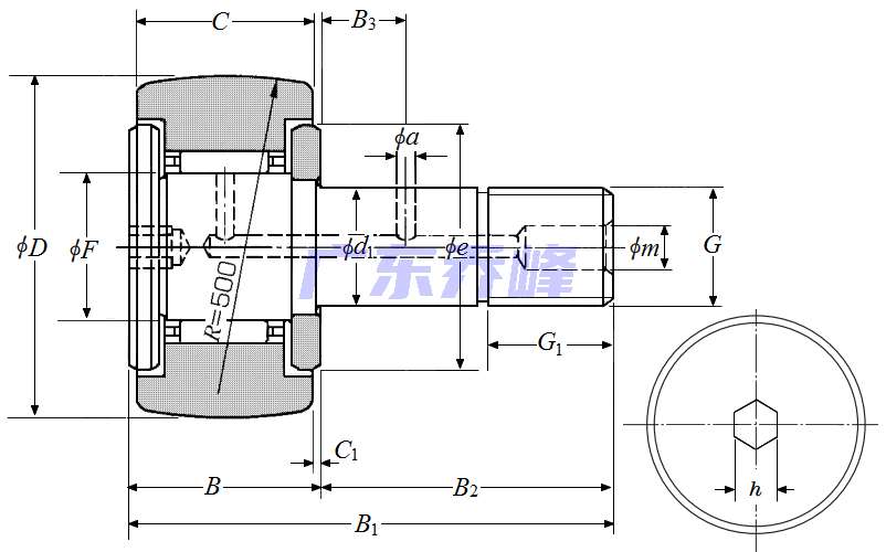 NTN KR22FH軸承圖紙