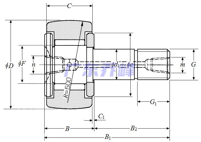 NTN KRVT32軸承圖紙