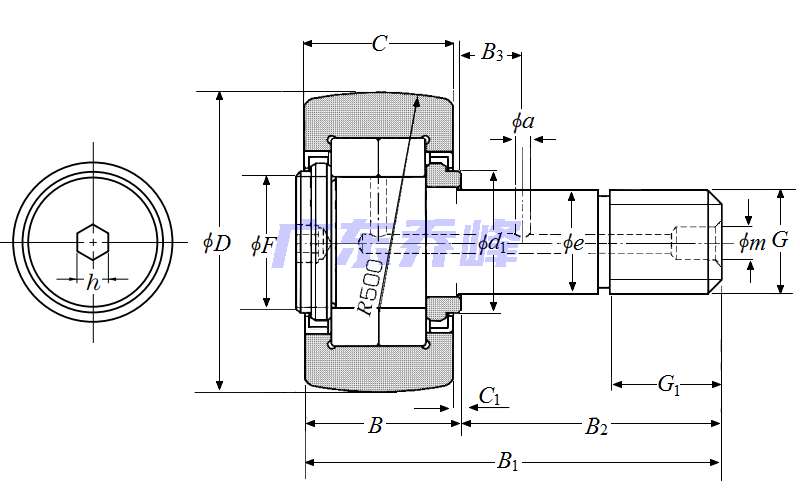 NTN NUKR47H軸承圖紙