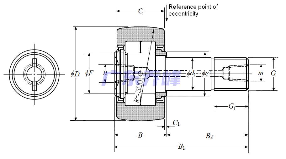 NTN NUKRU100軸承圖紙