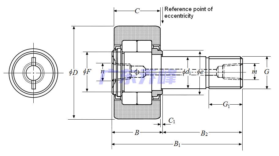 NTN NUKRU62X軸承圖紙