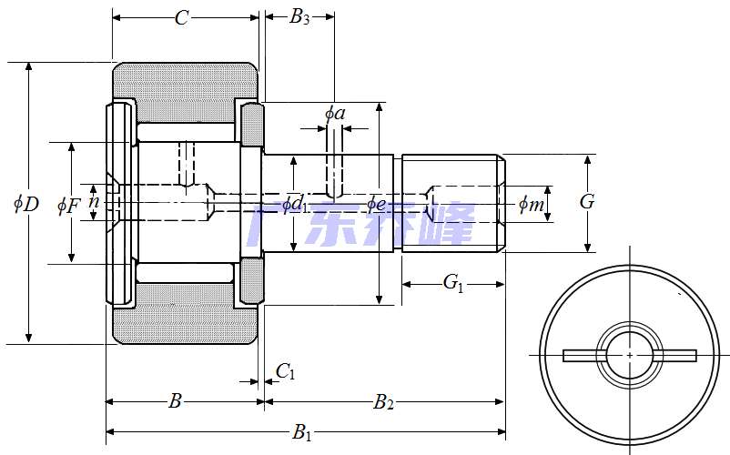 NTN KRV32X軸承圖紙