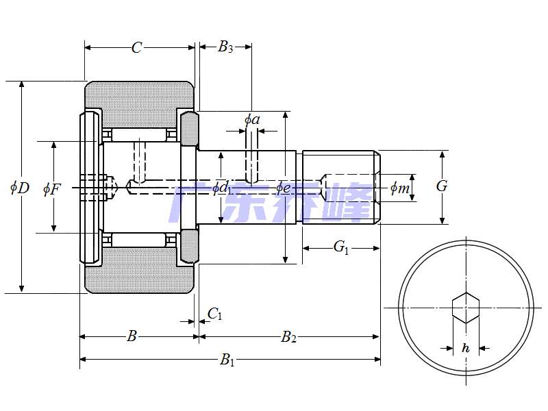NTN KR85XH軸承圖紙