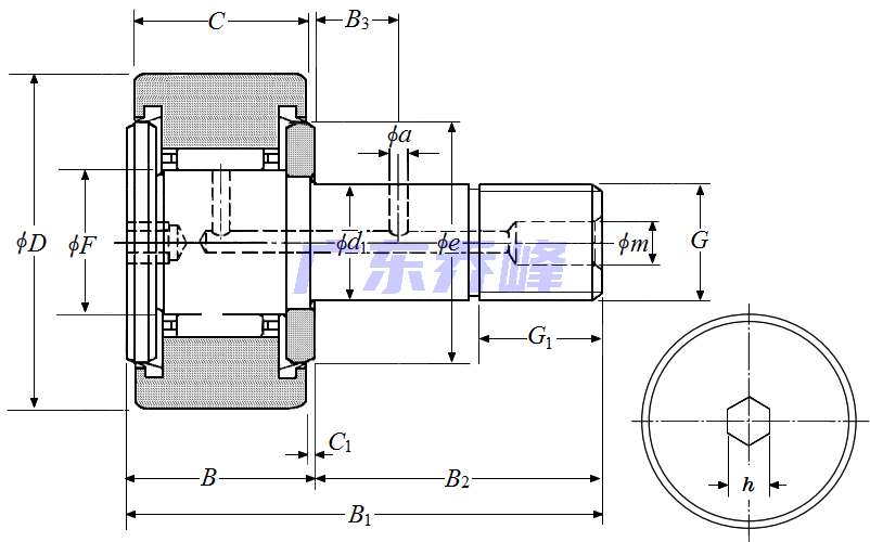 NTN KR47XLLH軸承圖紙