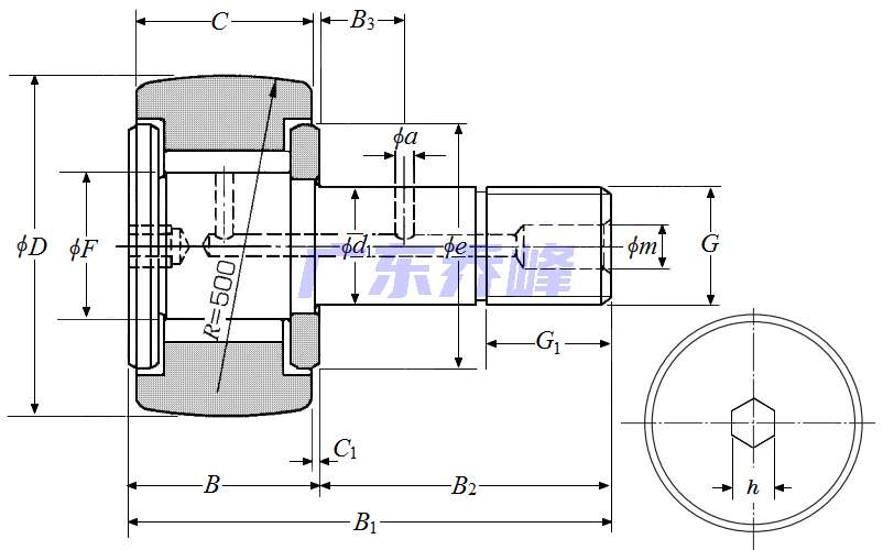 NTN CRV32H軸承圖紙