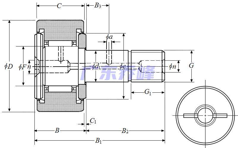 NTN CR32XLL軸承圖紙