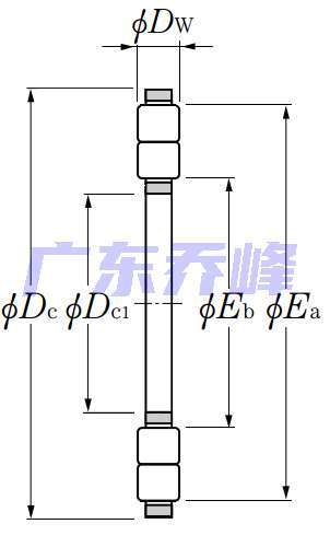 NTN K89315軸承圖紙