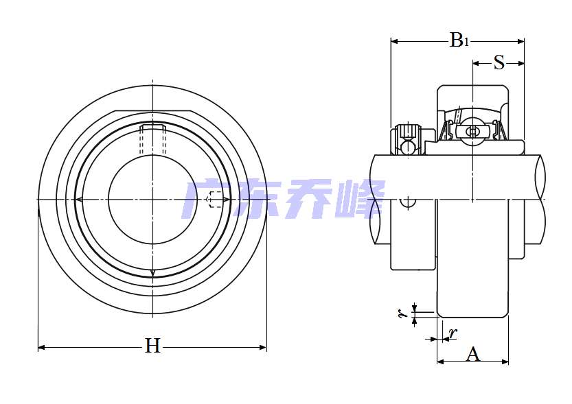 NTN UELC311-202D1軸承圖紙
