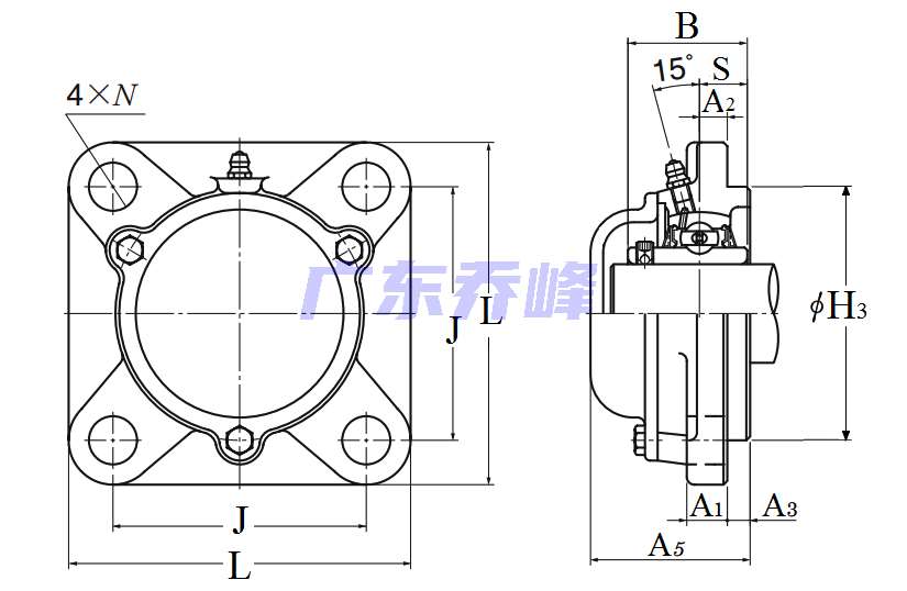 NTN CM-UCFS311-202D1軸承圖紙