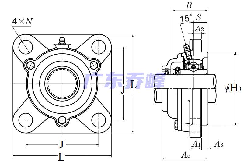 NTN C-UCFS311-202D1軸承圖紙